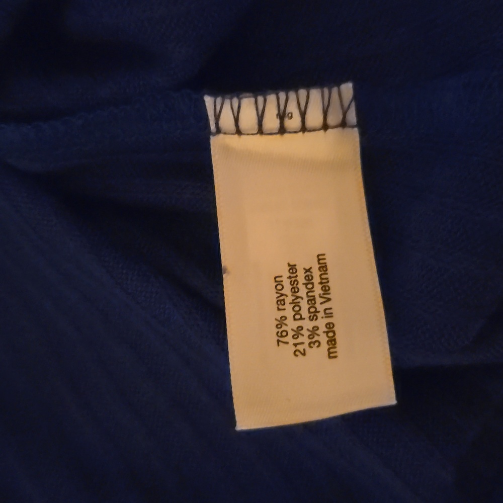 Lane Bryant Royal Blue Cowl Neck Sweater - Picture 3 of 4